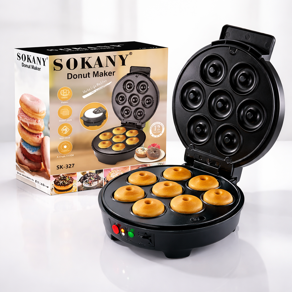 Máquina Eléctrica para Mini Donas – 7 Cavidades Antiadherentes