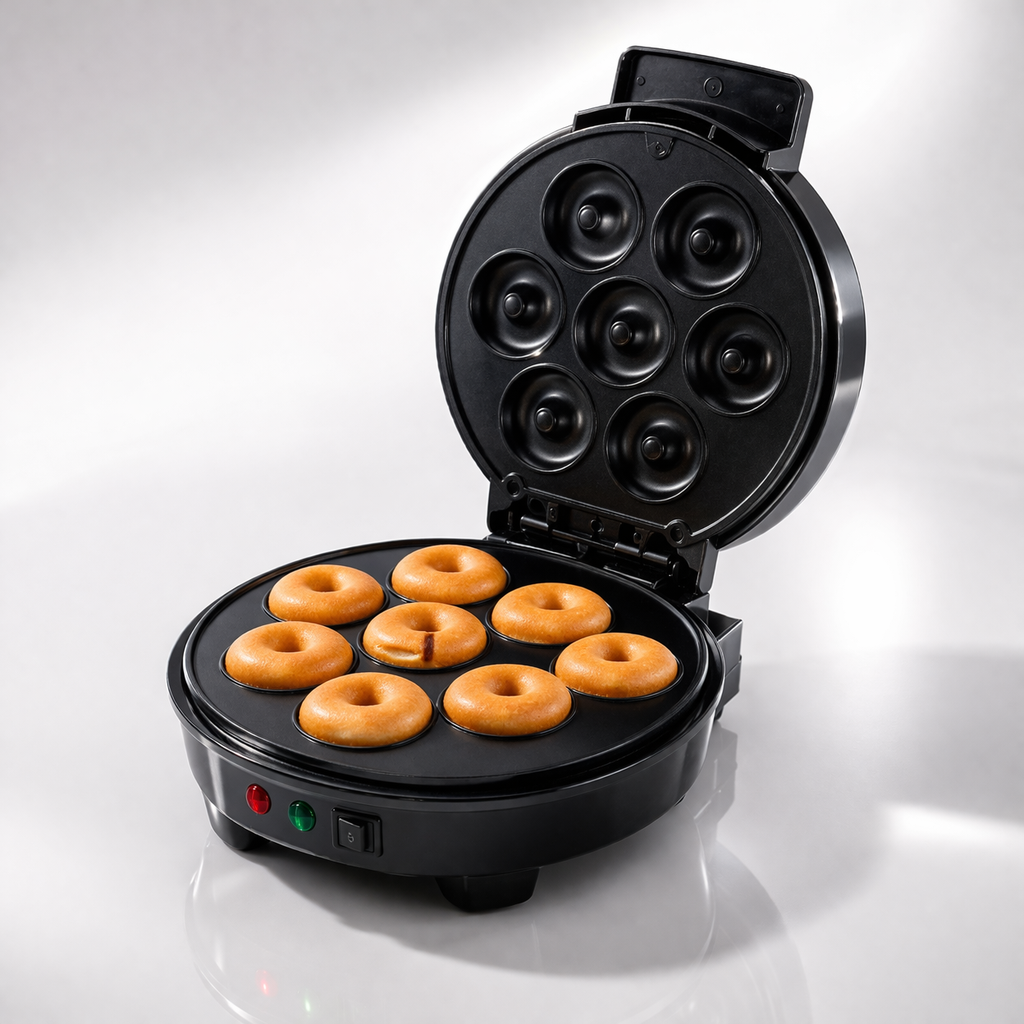 Máquina Eléctrica para Mini Donas – 7 Cavidades Antiadherentes